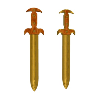 欧式复古刀剑su模型