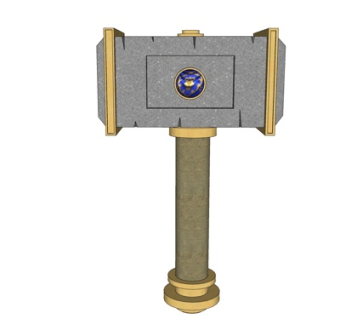 现代锤子su模型