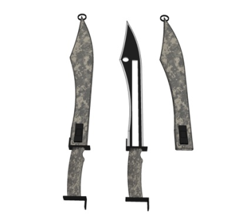 现代金属刀具su模型