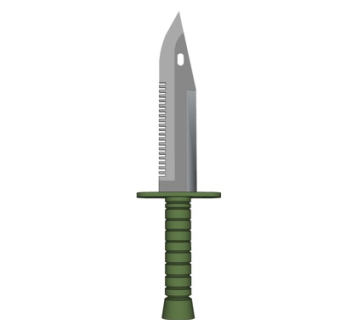 现代水果刀su模型