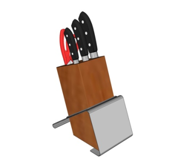 现代厨房器具su模型