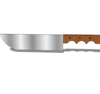 现代菜刀su模型