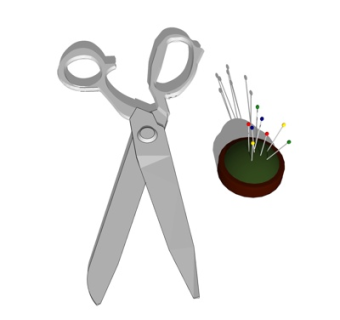 现代剪刀su模型