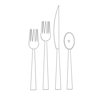 现代餐具su模型