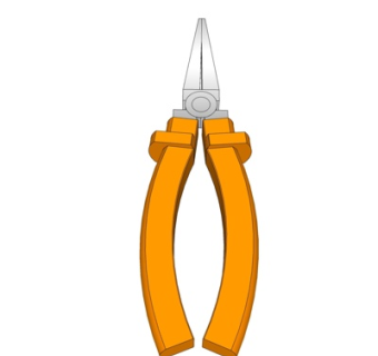 现代钳子su模型