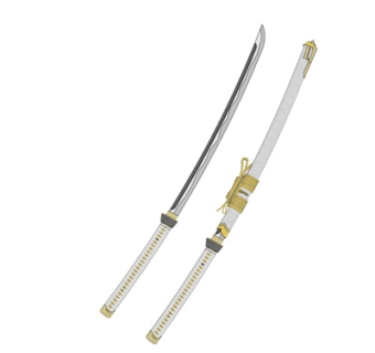 现代武士刀su模型