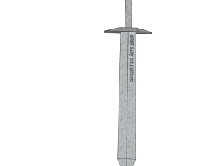 现代刀剑su模型
