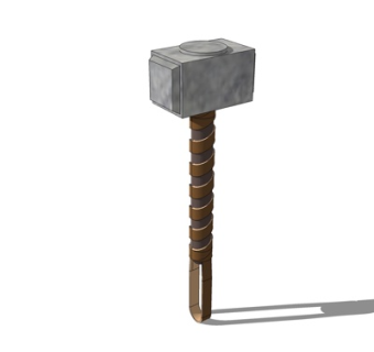 现代锤子su模型