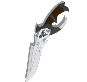 现代折叠刀su模型