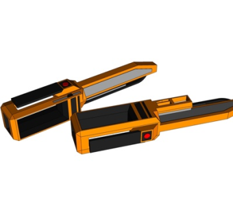 现代折叠刀su模型