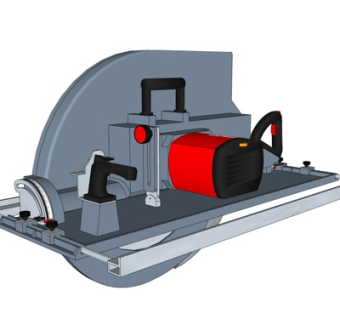 现代设备操控台su模型
