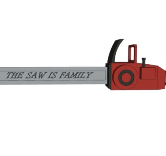 现代电锯su模型