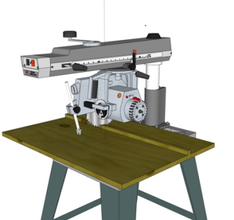 现代设备操控台su模型