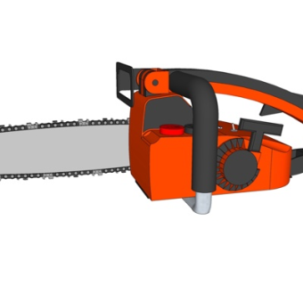 现代电锯su模型