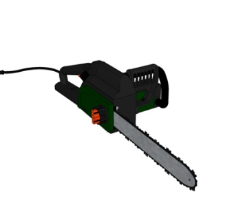 现代电锯su模型