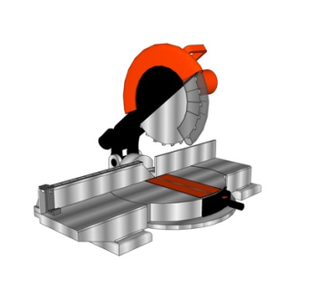 现代切割机su模型