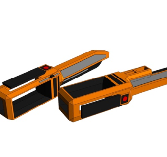 现代折叠刀su模型