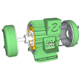 现代发电机su模型