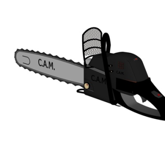 现代电锯su模型