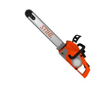 现代电锯su模型