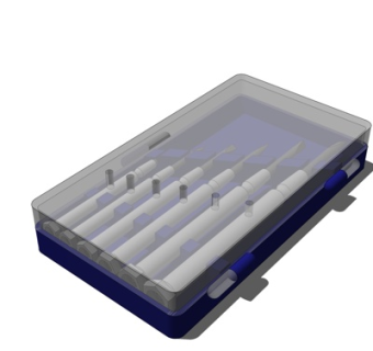 现代螺丝刀收纳盒su模型