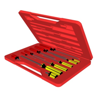 现代螺丝刀收纳盒su模型