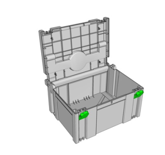 现代收纳箱su模型
