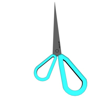 现代剪刀su模型