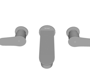 现代金属门把手su模型