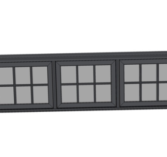 现代窗户su模型