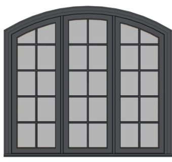 现代窗户su模型