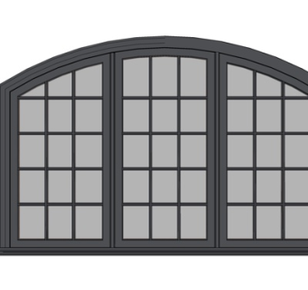 现代窗户su模型