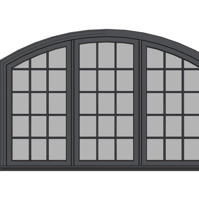 现代窗户su模型