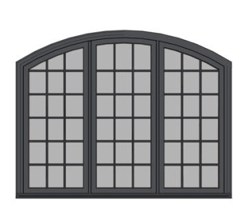 现代窗户su模型