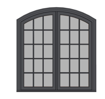 现代窗户su模型