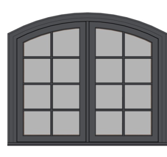 现代窗户su模型