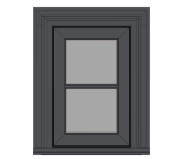 现代窗户su模型