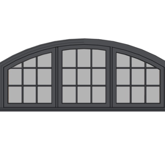 现代窗户su模型