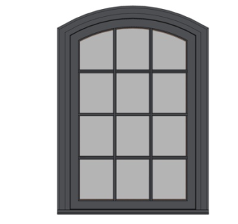 现代窗户su模型