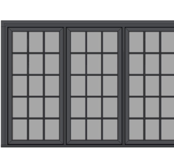 现代窗户su模型