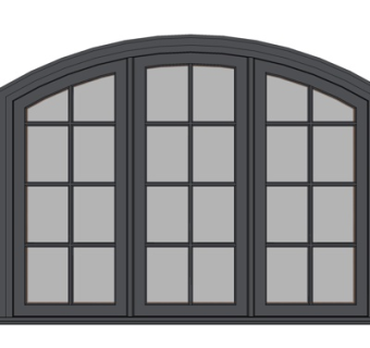 现代窗户su模型