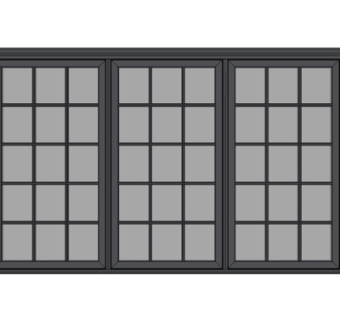 现代窗户su模型