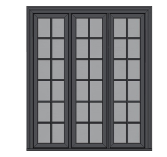 现代窗户su模型