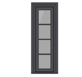 现代窗户su模型