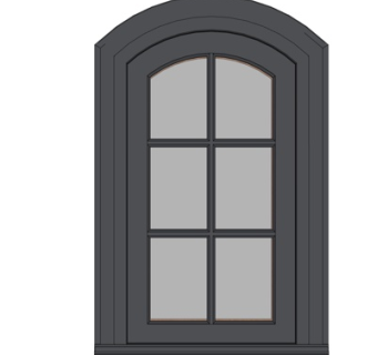 现代窗户su模型