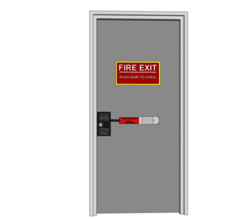 现代防火门su模型