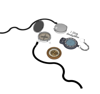 现代指南针su模型