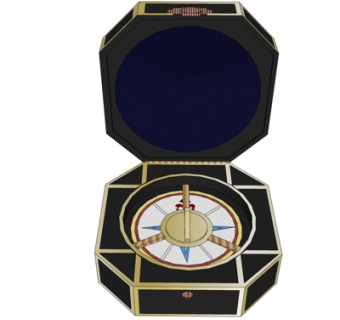 现代指南针su模型