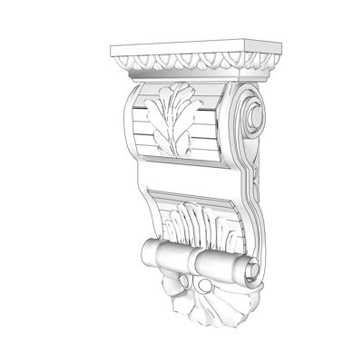 欧式石膏雕花su模型