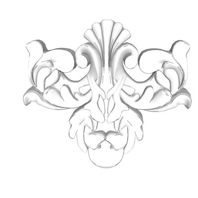 欧式石膏雕花su模型